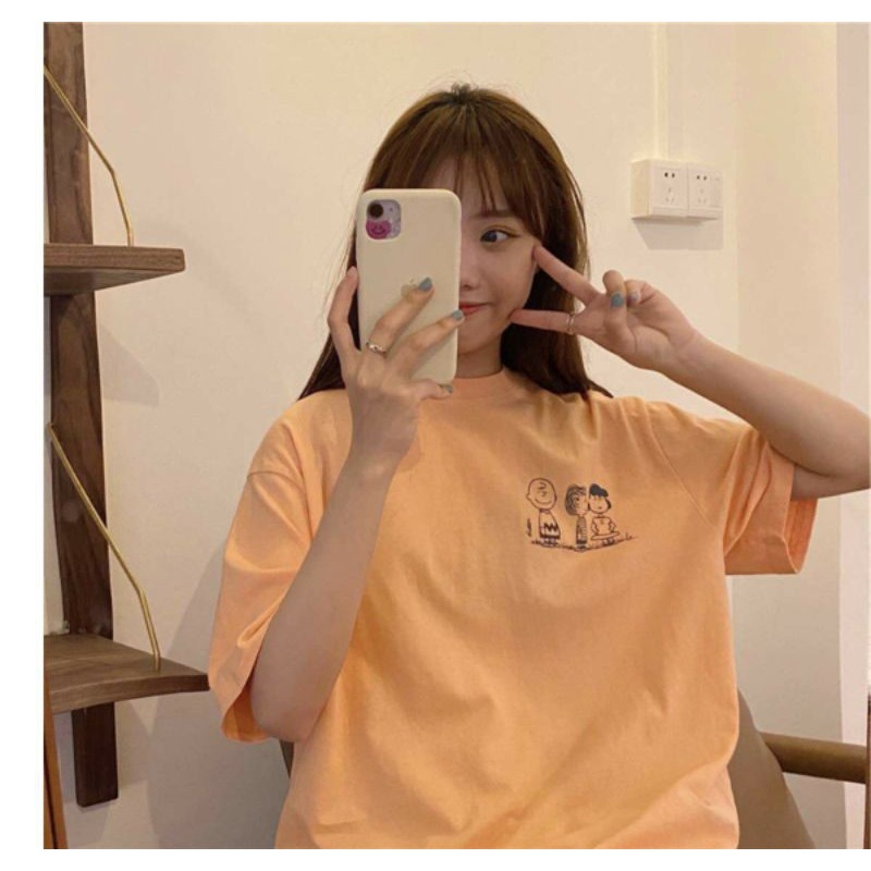 Áo thun tay lỡ Unisex 3 đứa bé