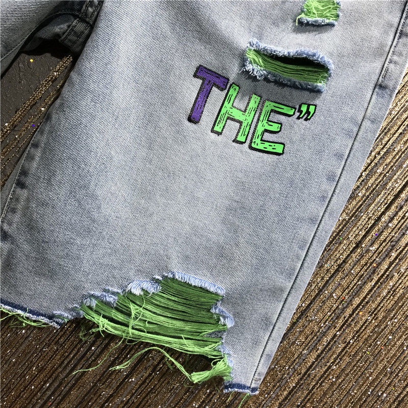 Quần Short Jean Rách Nhiều Màu Sắc Quyến Rũ Hợp Thời Trang Dành Cho Nữ