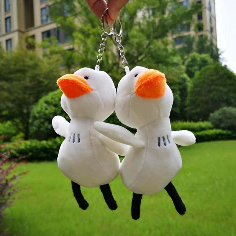 Móc khóa vịt treo balo đáng yêu ngộ nghĩnh treo túi xách, treo móc khoá