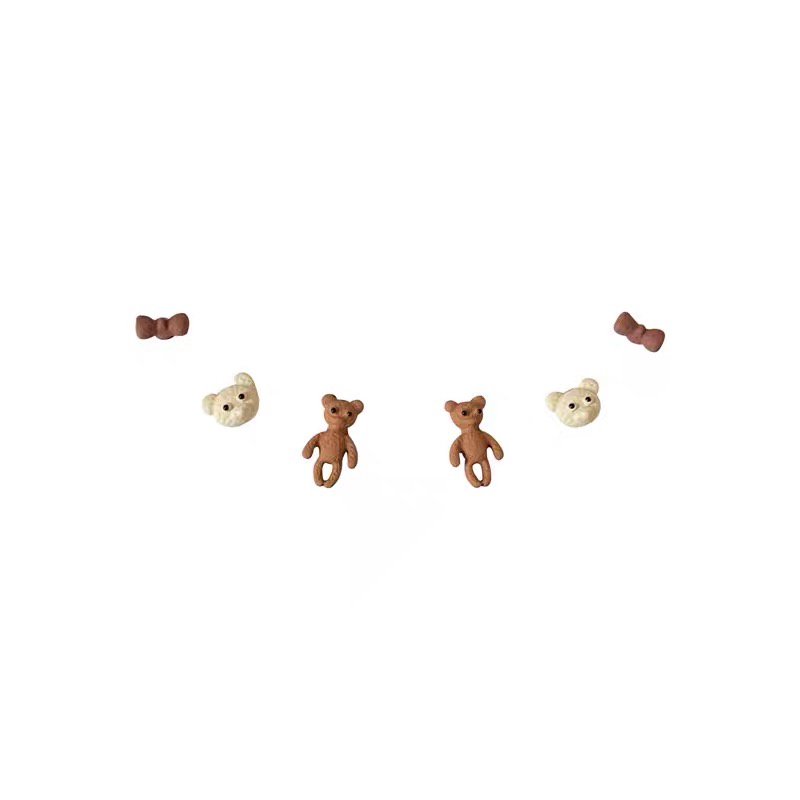 Set bông tai mạ bạc 925 nhiều màu sắc nhiều kiểu dáng tùy chọn phong cách dễ thương thời trang thu đông cho nữ