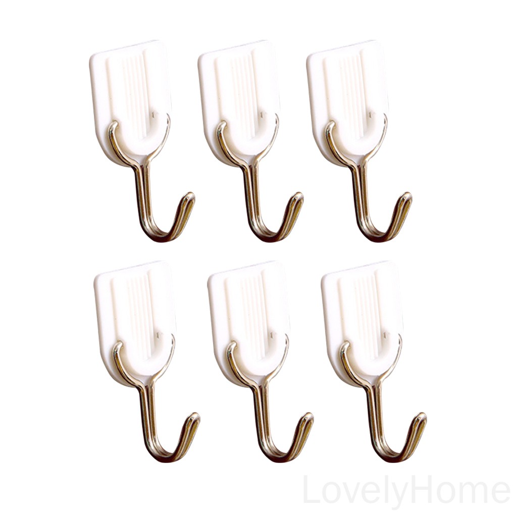 Set 6 móc treo đồ dùng có giác hút dán tường tiện dụng