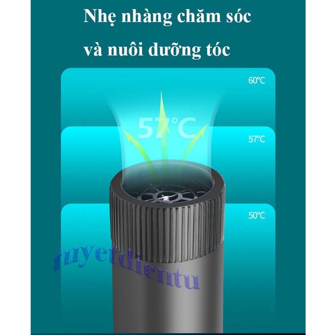 Máy sấy tóc 2 chiều nóng lạnh deliya 2800 mẫu mới, ánh sáng xanh chăm sóc tóc mềm mượt, máy sấy tóc công suất