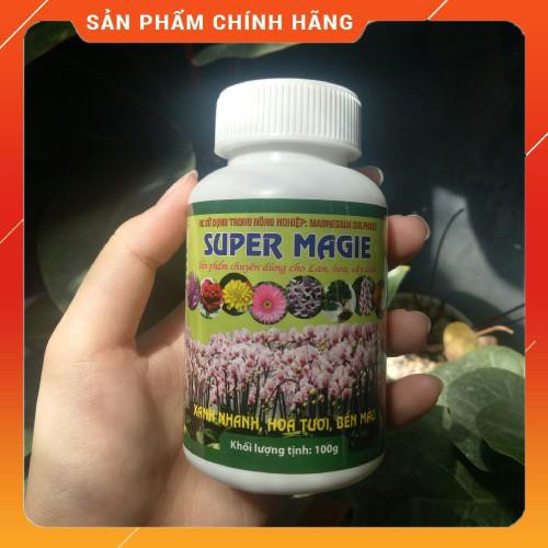 [RẺ VÔ ĐỊCH] PHÂN BÓN Super Magie Sulfat Phát Triển Lá To, Dày, Xanh Mướt Chai 100g