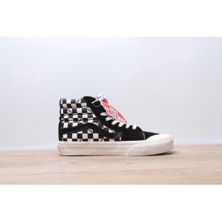 Vans SK8-Hi Style 138 LX Giày cao cổ màu đen và trắng Vault Checkerboard (VN0A3DP9VQA) -1