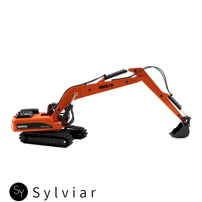 Mô hình xe cần cẩu HUINA 1522 1:50 bằng hợp kim tỉ lệ 1:50 xe đua xe đạp