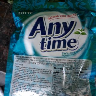 Kẹo anytime bạc hà của lotte 60gr