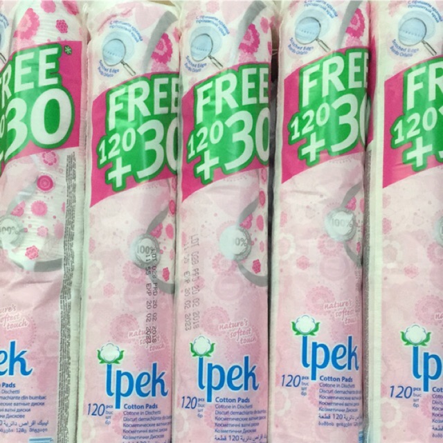Compo 10 bông tẩy trang Ipek 130 miếng