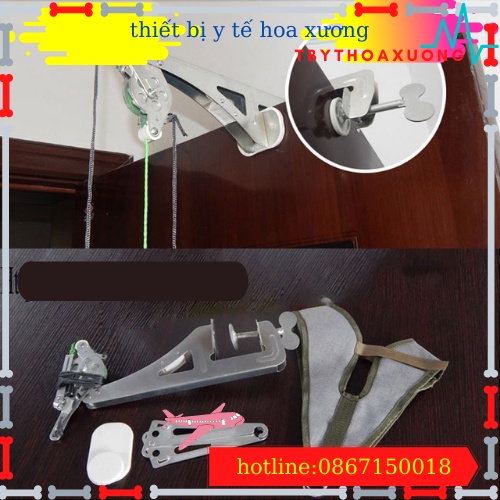 Dụng Cụ Kéo Giãn Cột Sống Cổ Thoát Vị Đĩa Đệm Cột Sống Cổ - Đai Treo Cổ