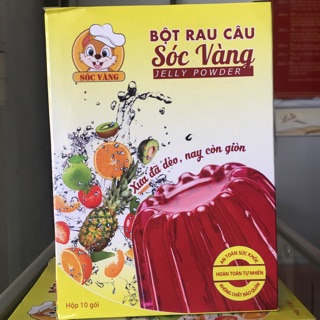 Bột rau câu sóc vàng