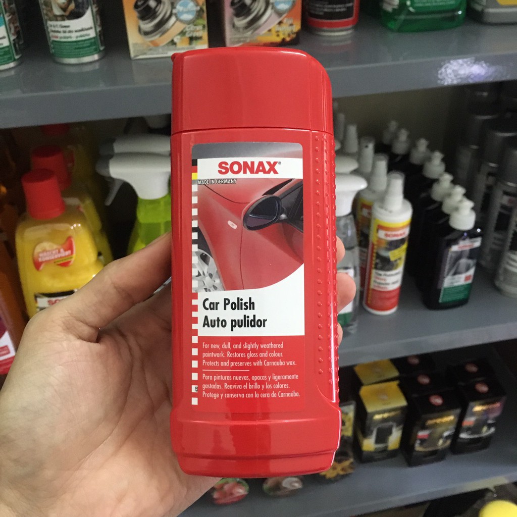 Kem đánh bóng, phục hồi sơn mờ, xước của xe - Sonax Car Polish Auto Pulidor 300100