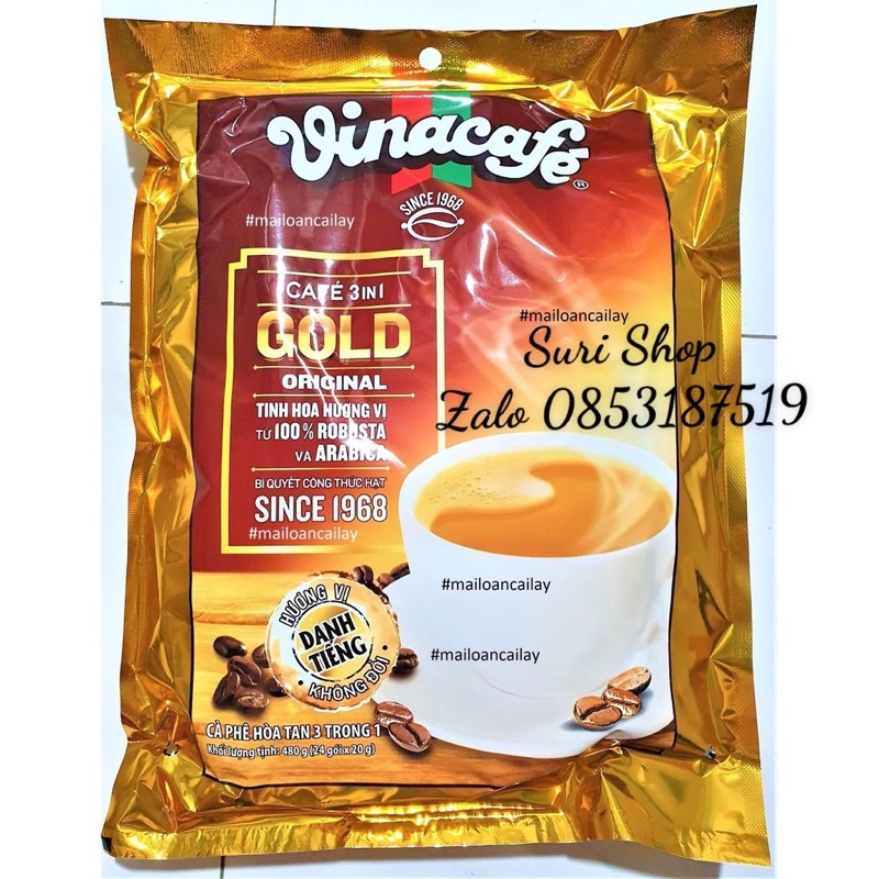 Cà phê sữa VINACAFE 24 gói x 20g