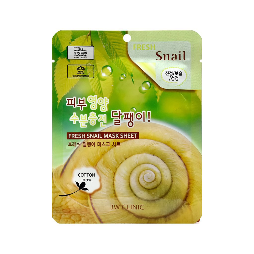 Mặt Nạ Dưỡng Da Trắng Sáng 3w Clinic Fresh Mask Sheet 23ml