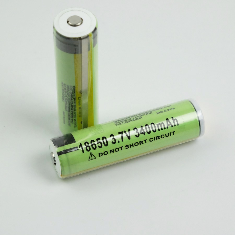 Pin sạc 18650 Panasonic có mạch bảo vệ - NCR18650B - 3400mAh