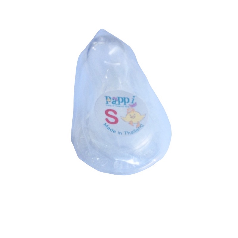 Núm vú cổ hẹp Pappi Thailand silicon siêu mềm size S, M, L