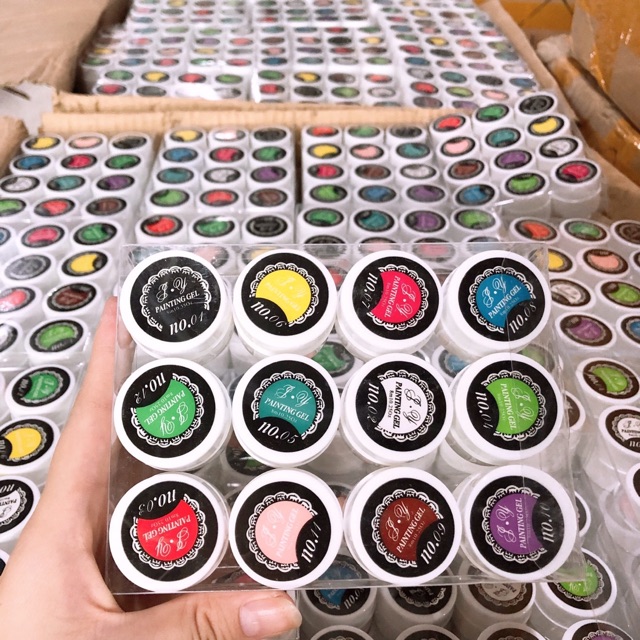 Sét gel vẽ 12 màu