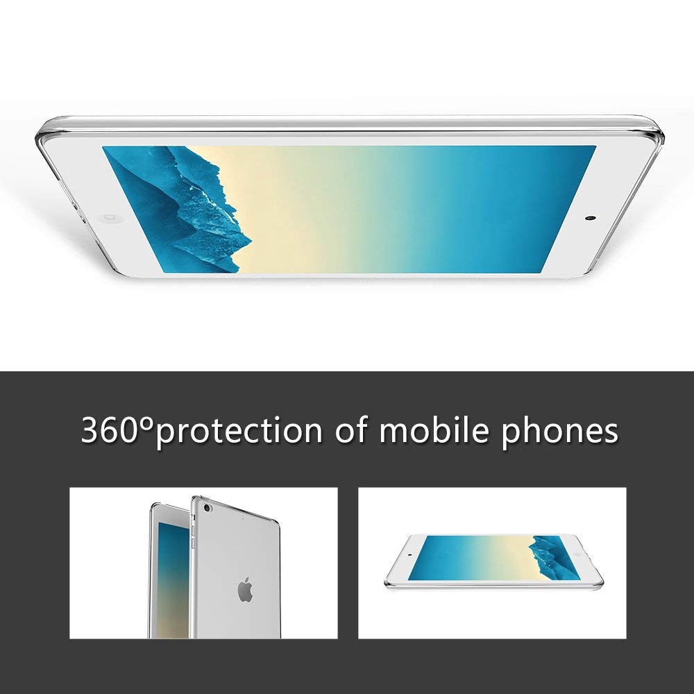 Ốp bảo vệ bằng silicon trong suốt cho iPad Mini 1/2/3/4 Air1 Air 2 iPad 2017/2018 10.5 inch | BigBuy360 - bigbuy360.vn