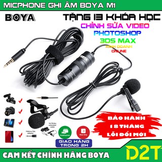Micro lavalier cài áo Boya BY-M1