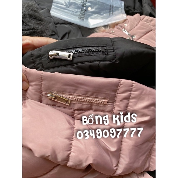 Áo Parka Bé Gái Lót Lông PR