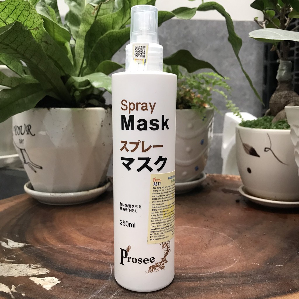 🔋Prosee-Taiwan⛱Tinh chất Serum,Xịt dưỡng phục hồi tóc Prosee Spray Mask AE11 250ml + 80ML