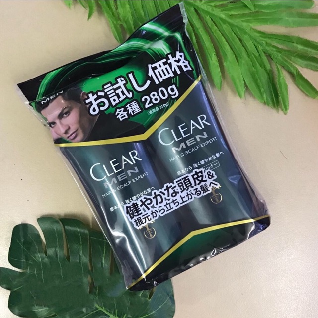 bộ dầu gội xả clear men hair