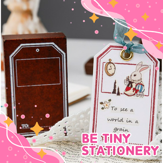 Con dấu gỗ in nhãn Vintage phù hợp cho các shop Be Tiny