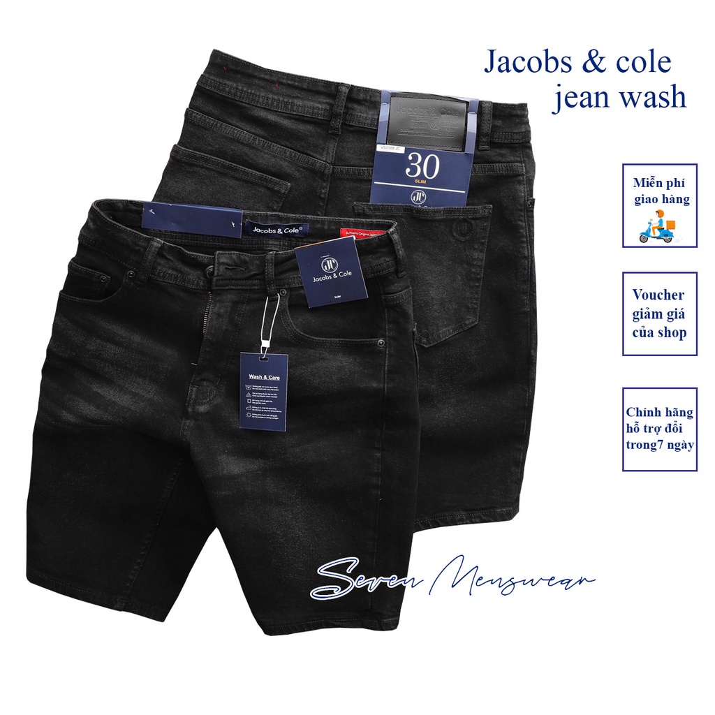 {Tặng quà - Free ship (SIZE LỚN 50 - 100KG)} QUẦN SHORT JEAN CHÍNH HIỆU / QUẦN BÒ NAM / HÀNG CAO CẤP CHẤT VẢI SIÊU MỀM N