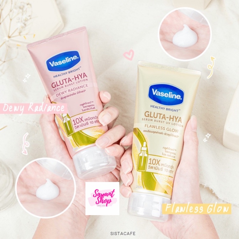 [VASELINE THÁI] Lotion Dưỡng Da Vaseline Gluta-Hya Serum 10x Trắng Da