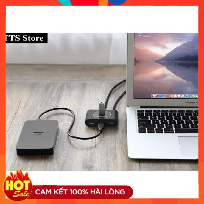 ⚡️[Chính Hãng] Bộ chia 4 cổng USB 3.0 Ugreen 20282