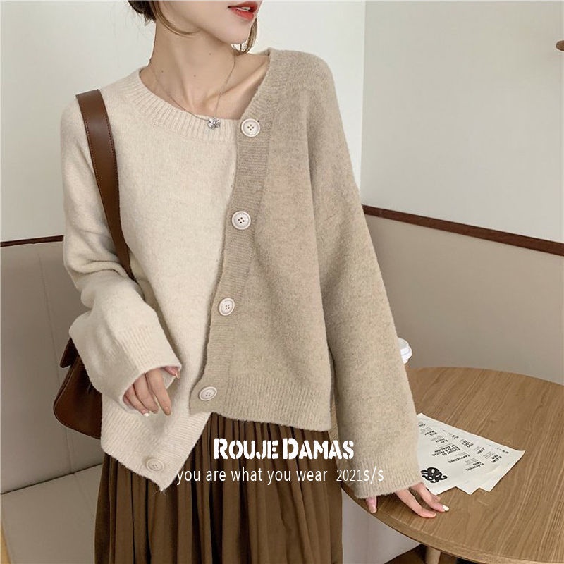 Áo len dài tay màu sắc thời trang nữ tính