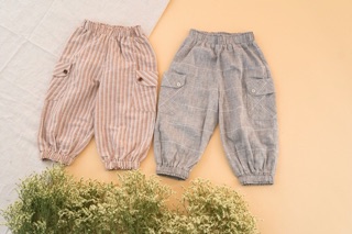 Quần linen style Hàn Quốc cho bé