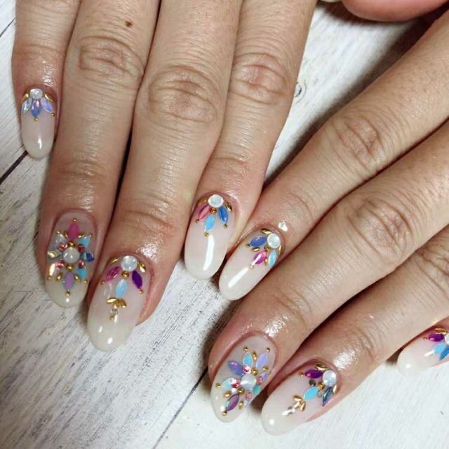 Hạt gạo trang trí nail