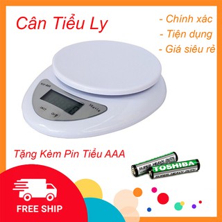 [CHÍNH XÁC 100%] Cân Tiểu Ly, Cân Điện Tử Nhà Bếp Siêu Tiện Lợi