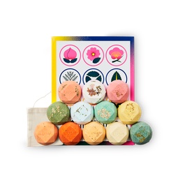 Bom tắm LUSH - Tách set bộ bath bomb “Four Seasons Ippatsuin phiên bản đặc biệt chỉ phát hành ở Nhật Bản