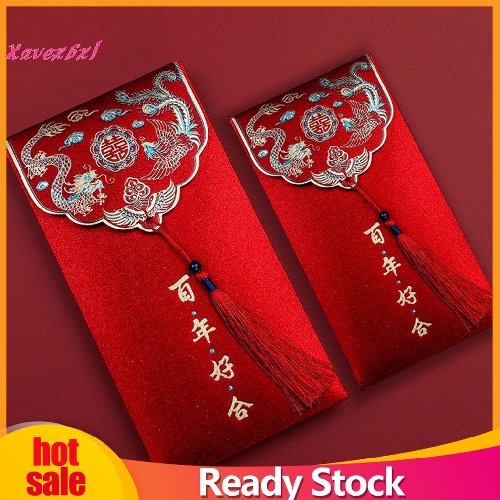 Bao lì xì giấy màu đỏ mừng năm mới
