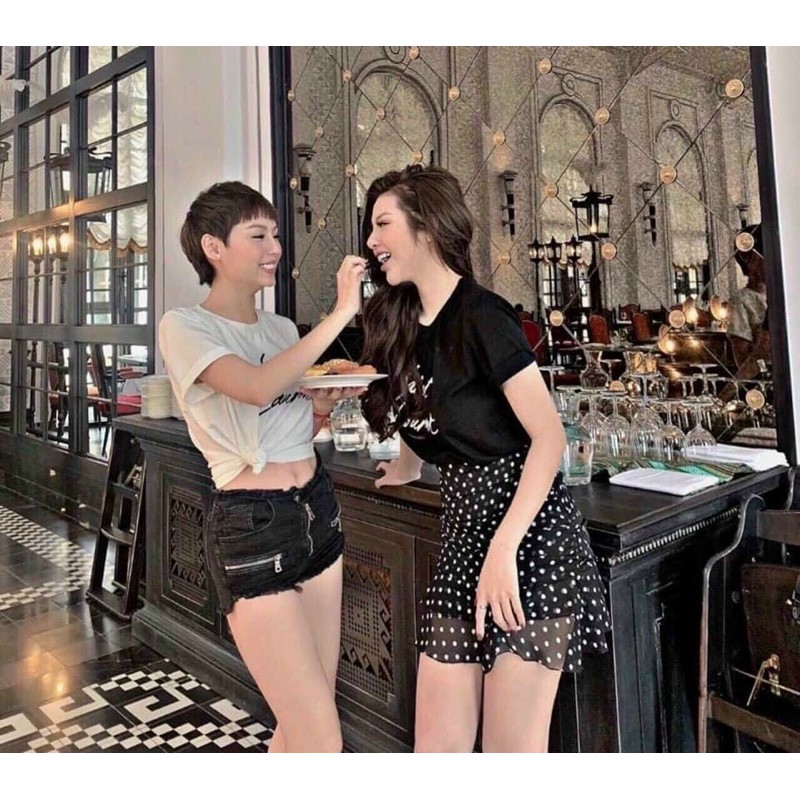 (Có video + Ảnh thật sản phẩm) Chân váy chấm bi voan - Mẫu mới hè 2021 | BigBuy360 - bigbuy360.vn