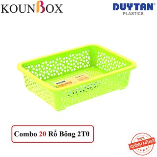 Combo 20 Rổ Bông  2T0 Duy Tân ( 27 x 19 x 7 cm) No.575