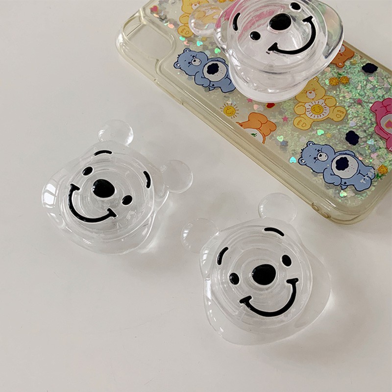 Giá đỡ điện thoại thiết kế họa tiết gấu Pooh dễ thương