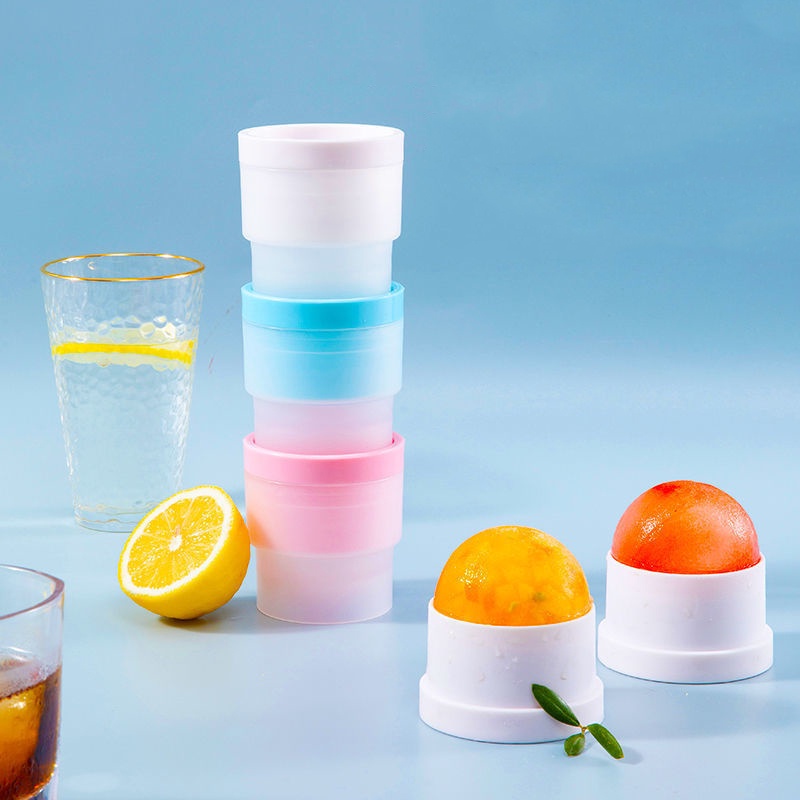 Khuôn Làm Đá Bi Tròn 6CM Cho Rượu Whiskey/Hạt Nước Đá Thạch Pudding