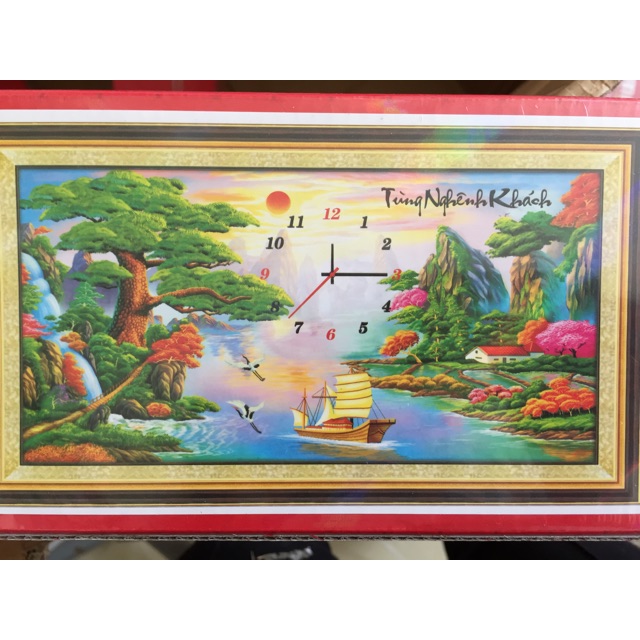 Tranh đá đồng hồ df201