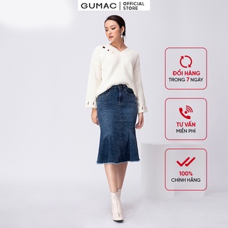Áo len cổ tim gumac aa11232