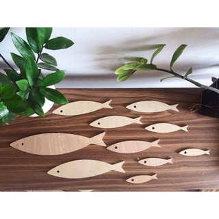 Combo 10 cá gỗ polywood dày 5ly