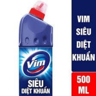 Nước Tẩy Bồn Cầu Vim Diệt Khuẩn (500ml) - Xanh Biển