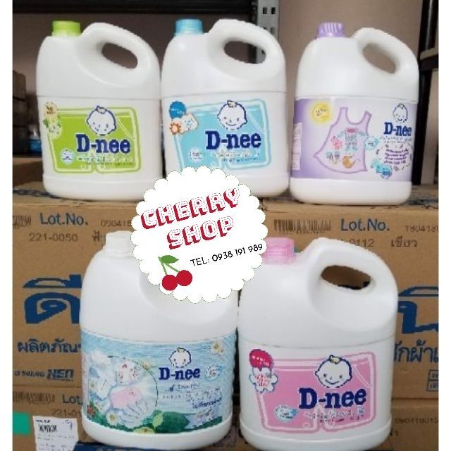 Nước giặt Dnee 2 can 3000ml(Hàng có tem cty Đại Thịnh)