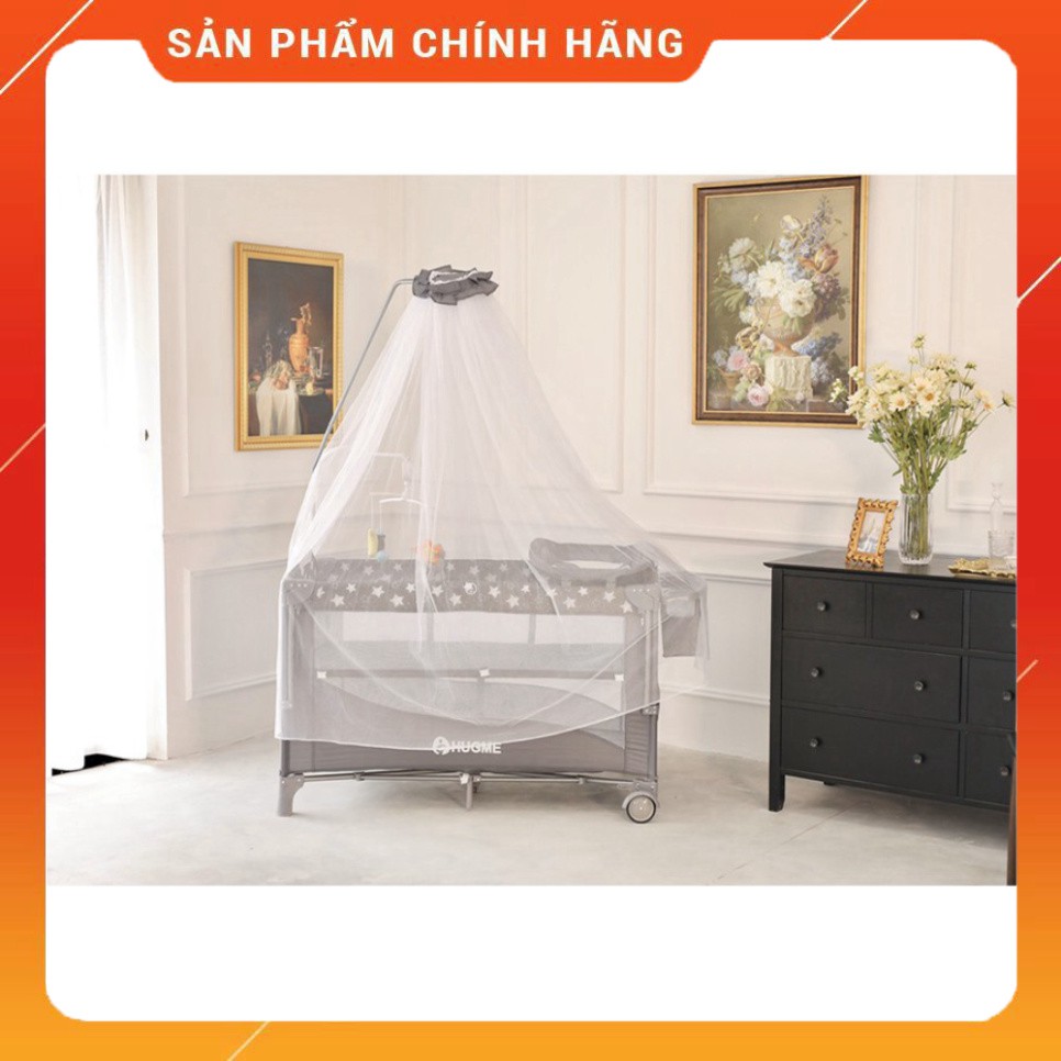 Nôi Hugme 8in1 2021 chung giường cho bé*hàng nhập khẩu chính hãng *bảo hành 1 năm