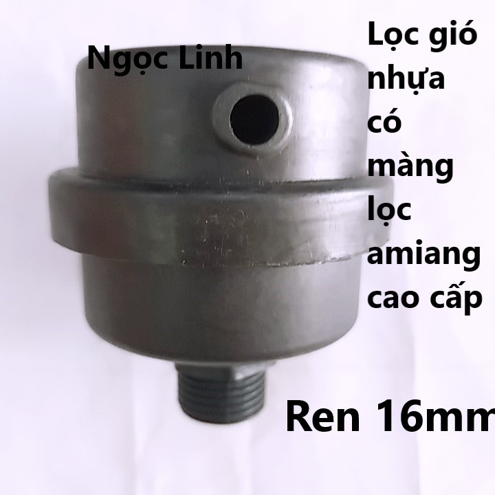 Lọc gió máy nén khí ren 13mm,16mm,20mm nhựa