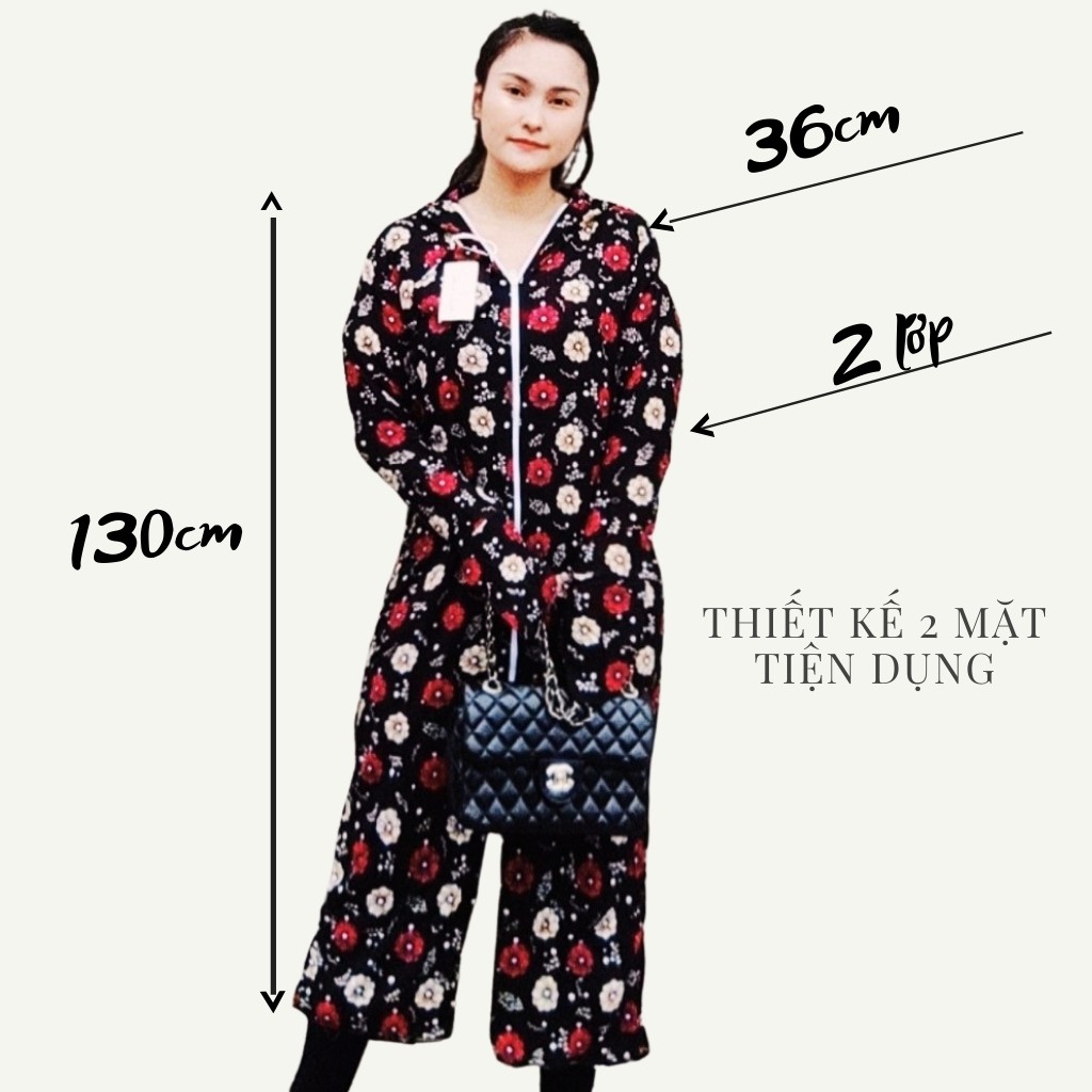 áo chống nắng nữ toàn thân vải lanh nhung 2 lớp 2 mặt dày dặn - shop ku thóc | BigBuy360 - bigbuy360.vn