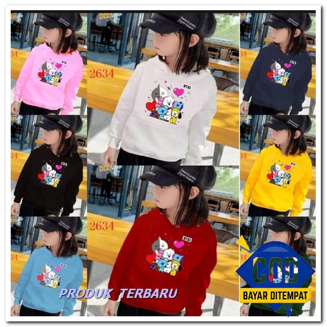 Áo Khoác Hoodie Hình Mặt Mèo Dễ Thương 3 Màu Lựa Chọn Cho Bé Gái 10 11 12 13 14 15 16 Tuổi