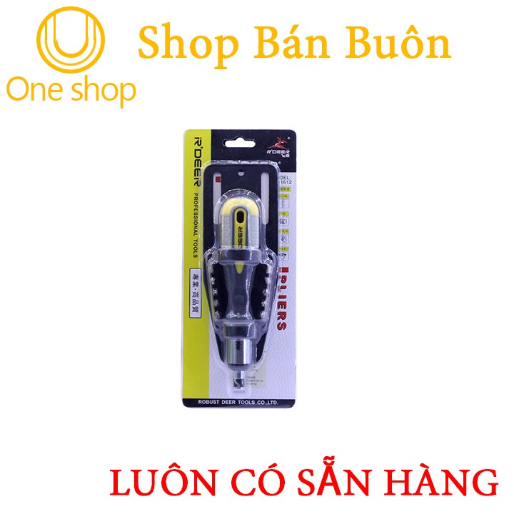 Bộ Tua Vít Đa Năng R'DEER RT-1612 Kèm 10 Đầu Vặn Vít