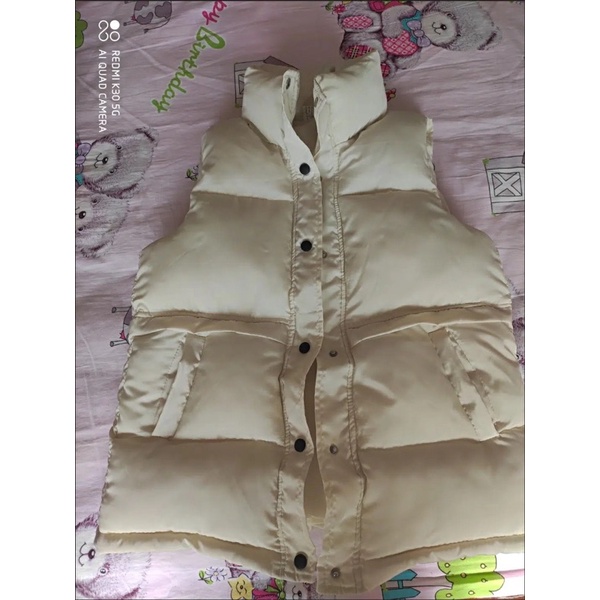Áo gile phao 2 màu hàng Qc loại 1