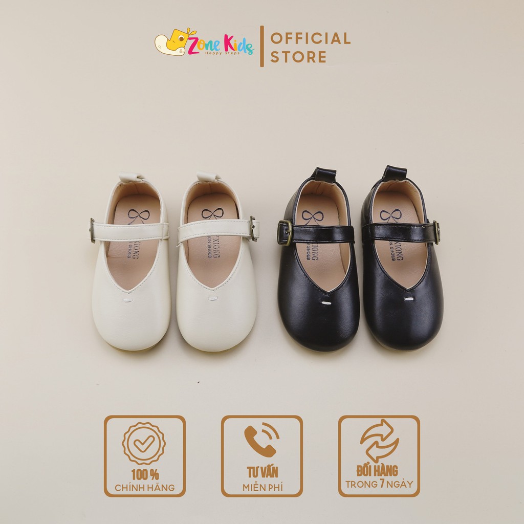 Giày búp bê họa tiết đơn giản cho bé gái Zonekids - A04